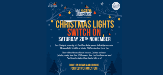 Christmas Lights Switch On on Saturday 20th November