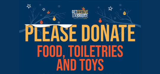 Food and Toy Collection in Uxbridge town centre